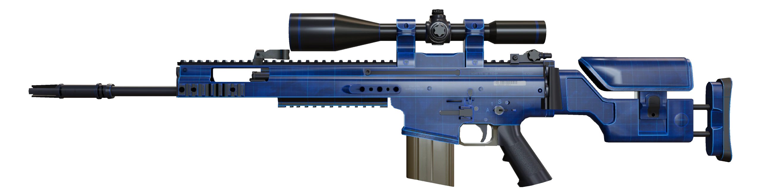 SCAR-20 | Blueprint Factory New front screenshot