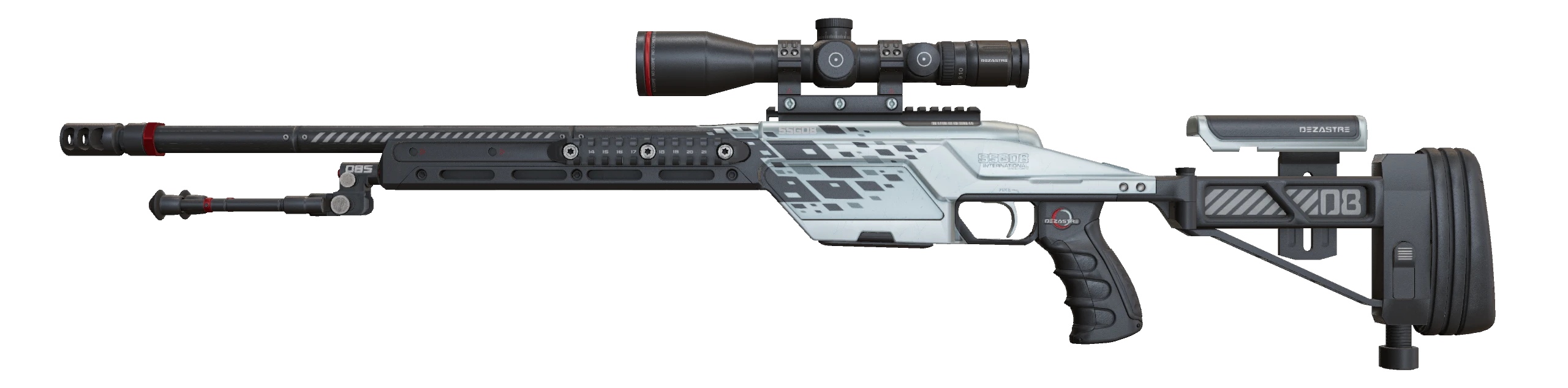 SSG 08 | Dezastre Factory New front screenshot