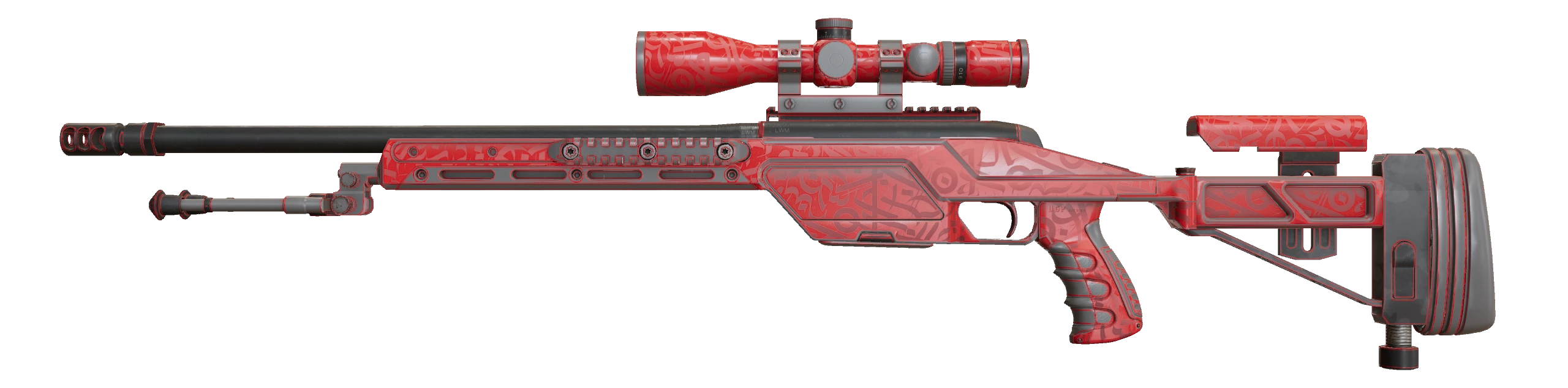 SSG 08 | Calligrafaux Factory New front screenshot