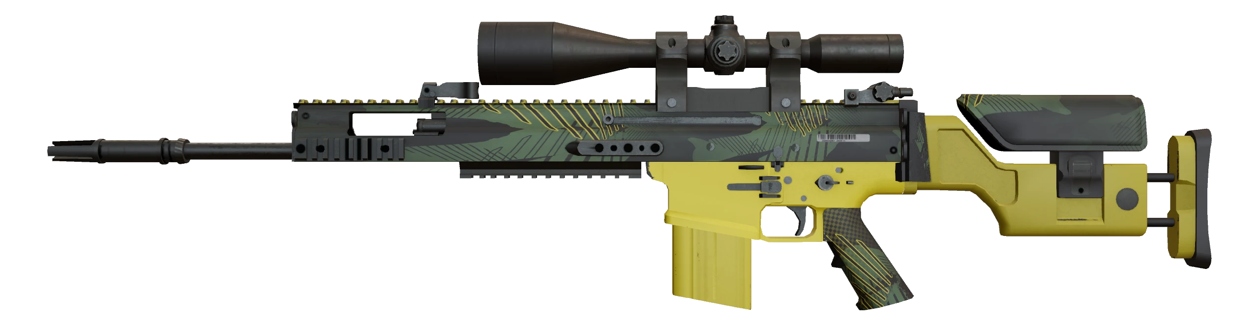 SCAR-20 | Jungle Slipstream Factory New front screenshot