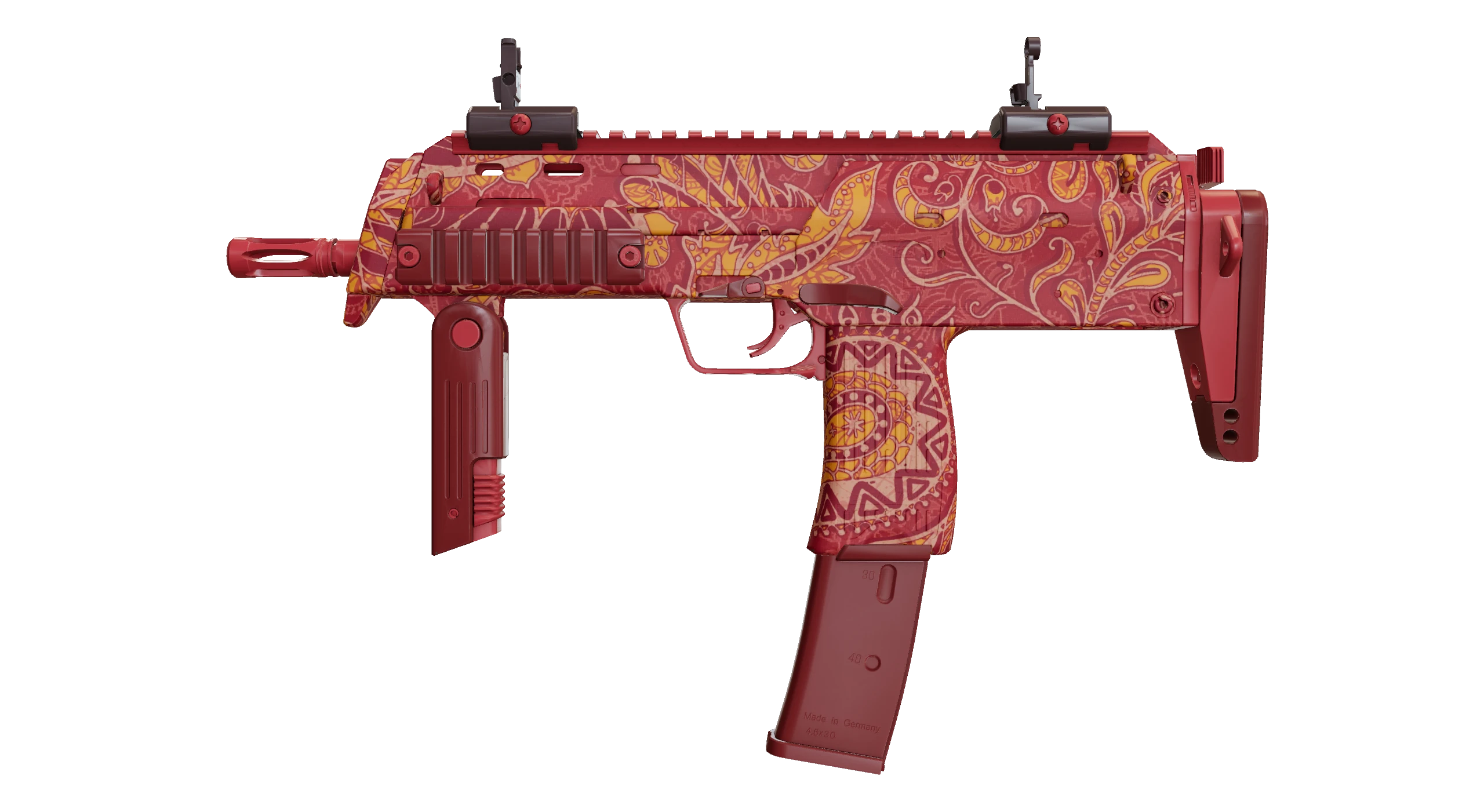 MP7 | Coral Paisley Factory New front screenshot