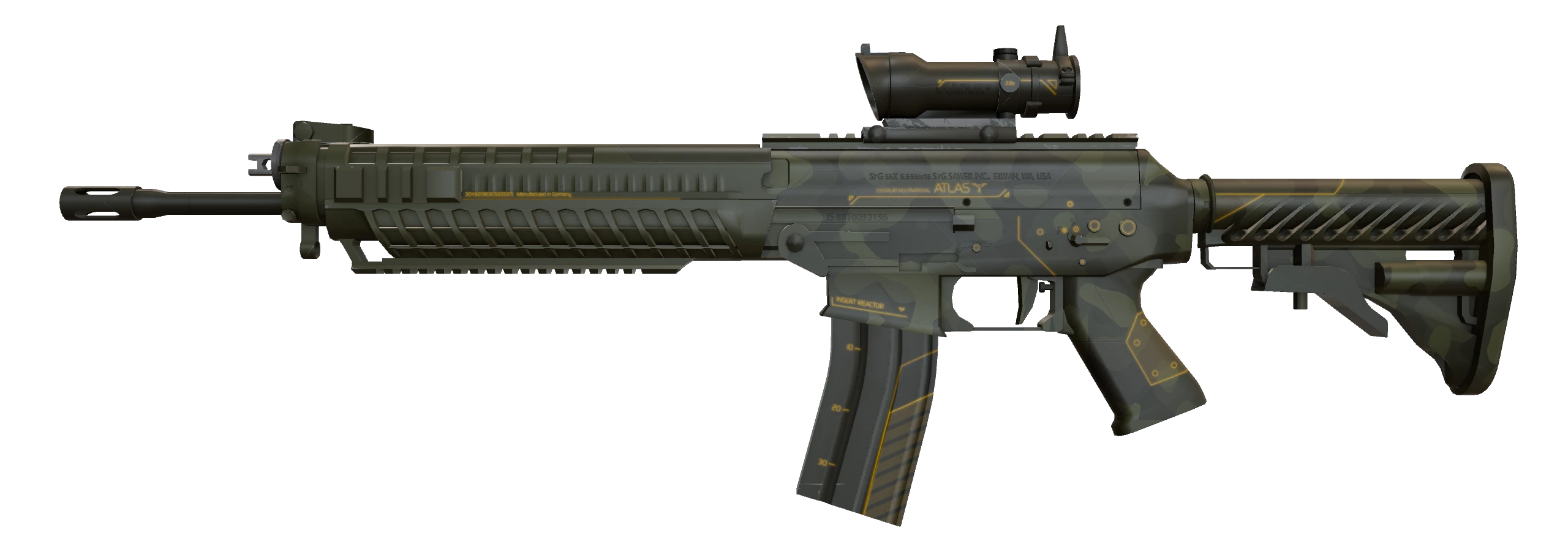 SG 553 | Atlas Factory New front screenshot