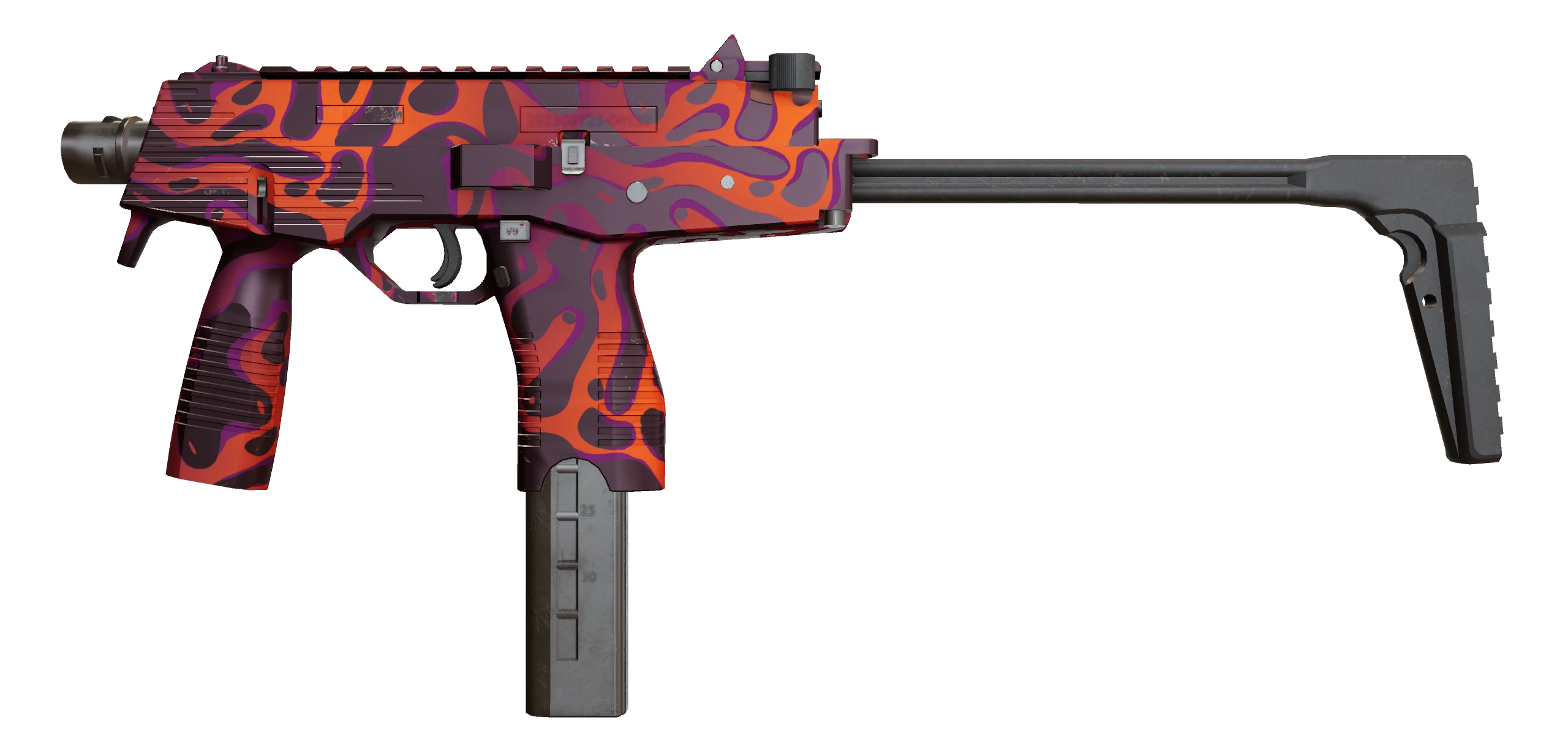 MP9 | Ruby Poison Dart Factory New front screenshot