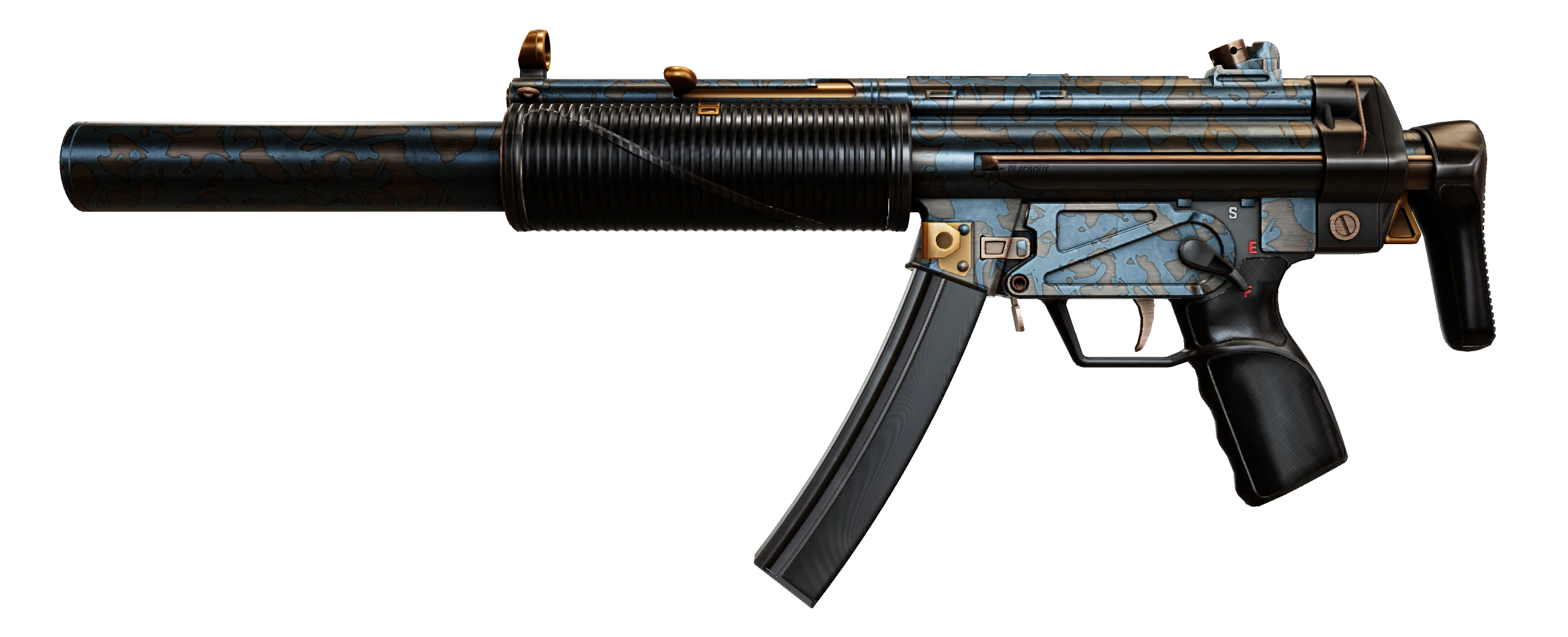 MP5-SD | Acid Wash Factory New front screenshot