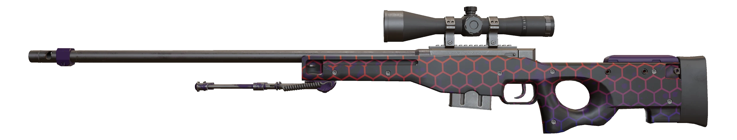AWP | Electric Hive Factory New front screenshot