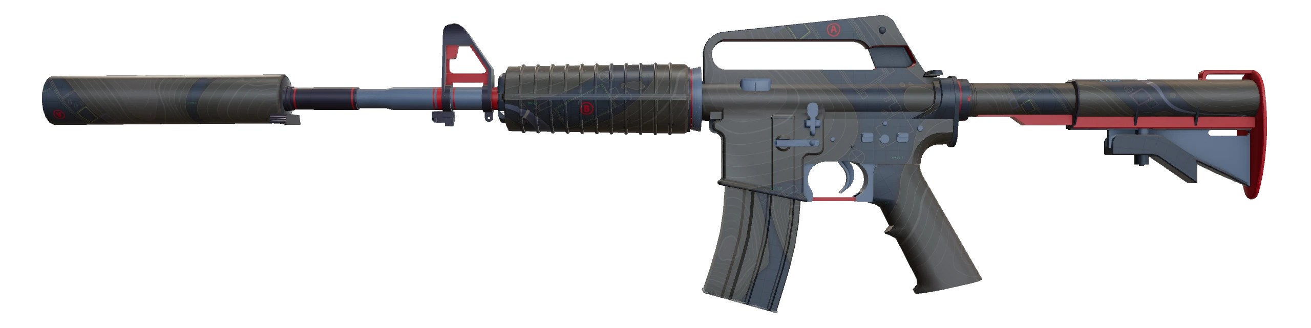 M4A1-S | Briefing Factory New front screenshot