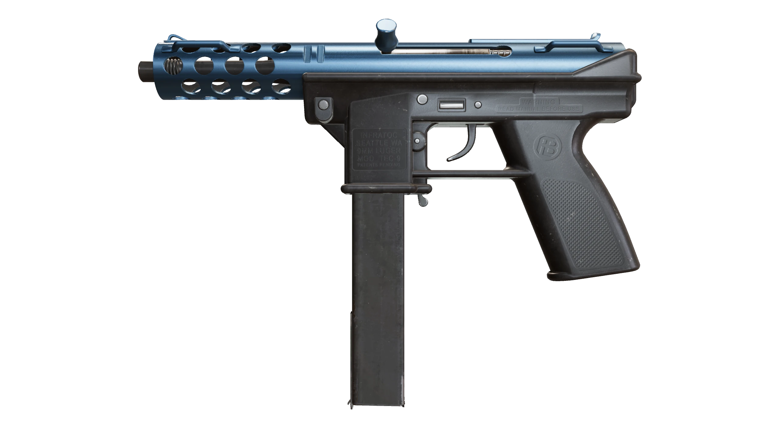 Tec-9 | Blue Titanium Factory New front screenshot