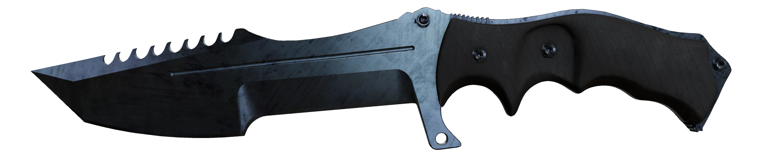 Huntsman Knife | Blue Steel Factory New front screenshot