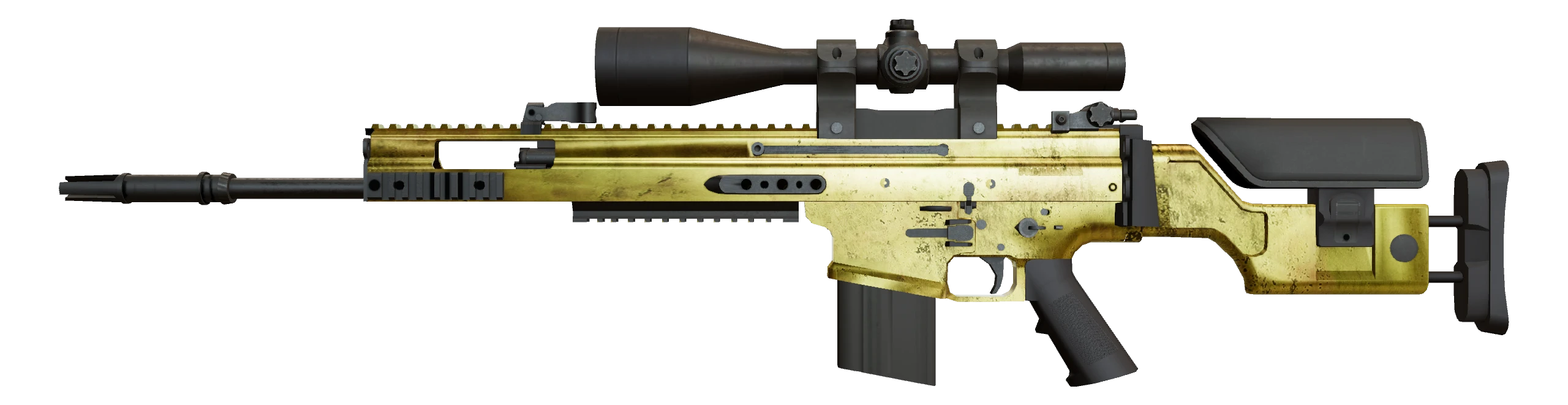 SCAR-20 | Brass Factory New front screenshot