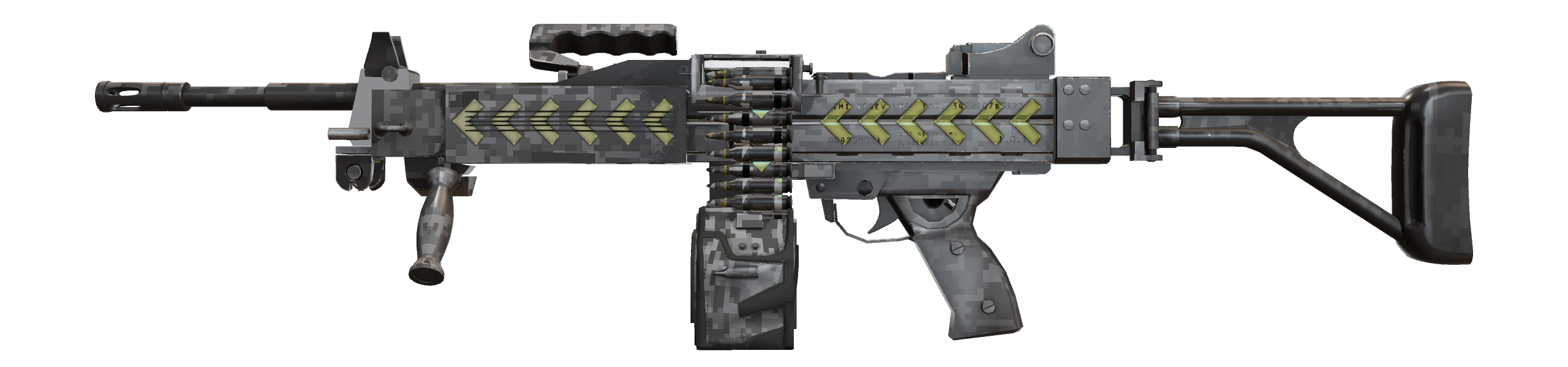 Negev | Ultralight Factory New front screenshot