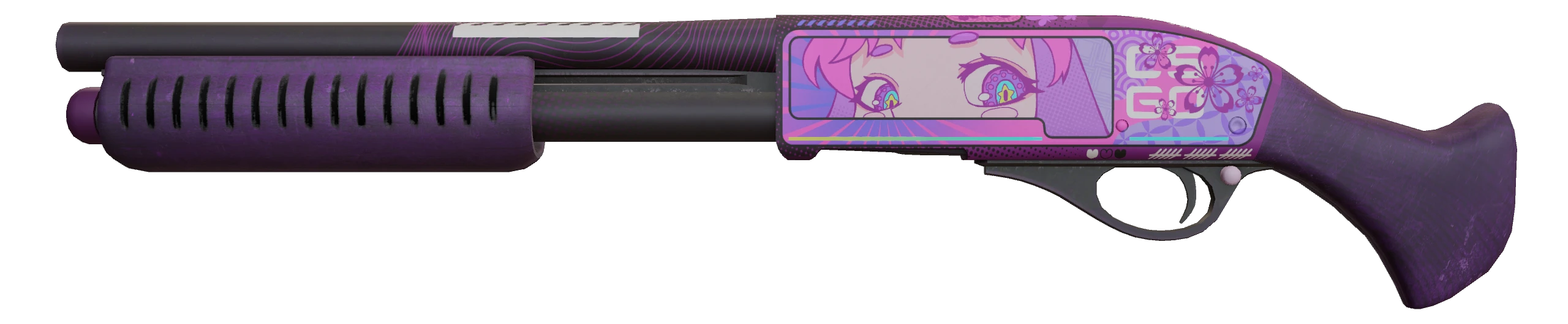 Sawed-Off | Kiss♥Love Factory New front screenshot