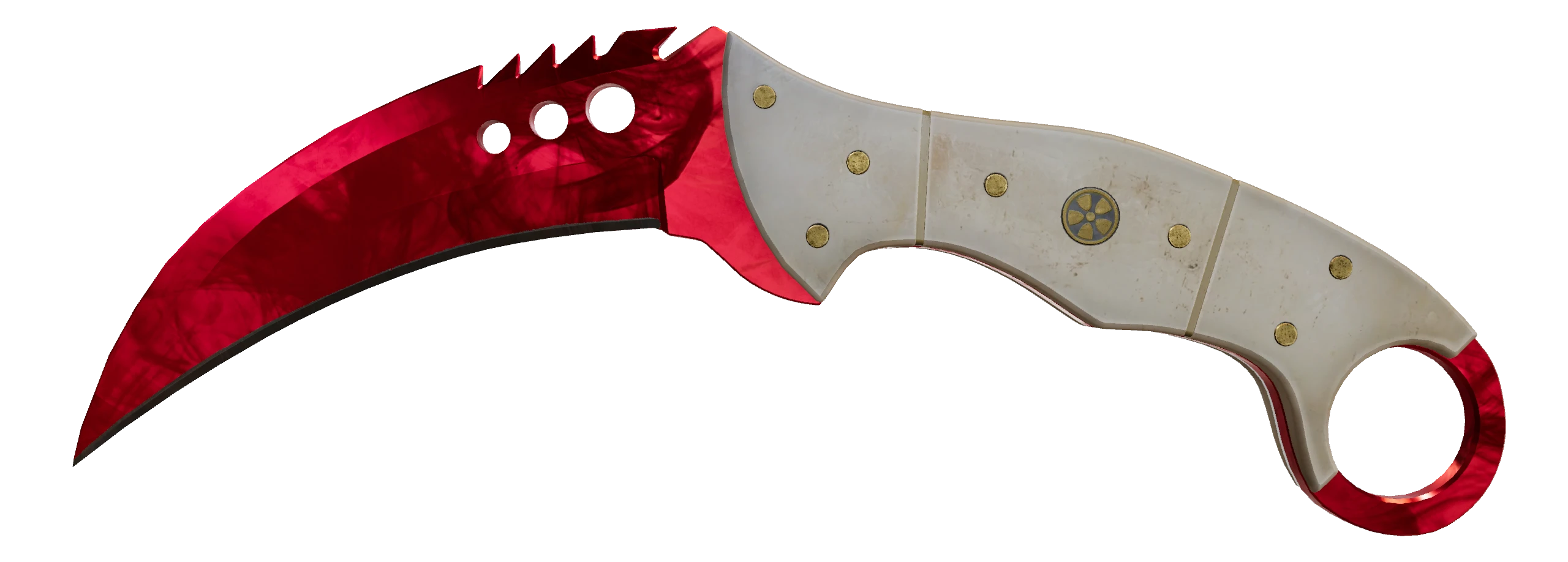 Talon Knife | Doppler Ruby Factory New front screenshot