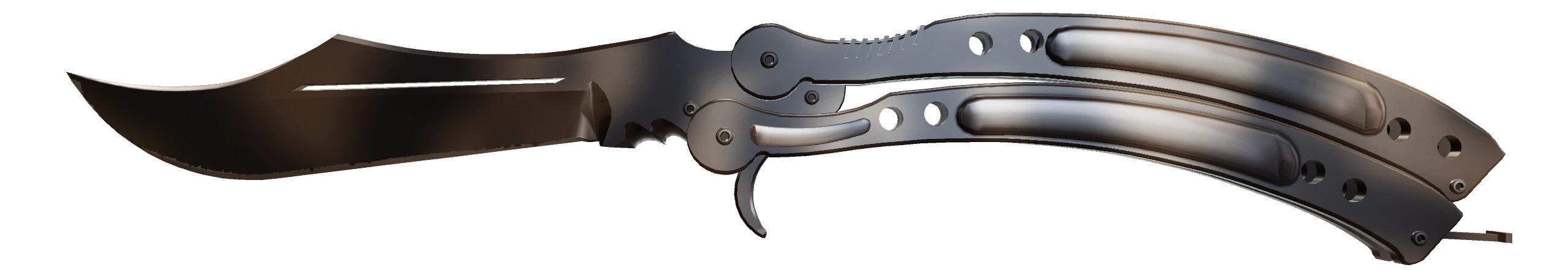 Butterfly Knife | Scorched Factory New front screenshot