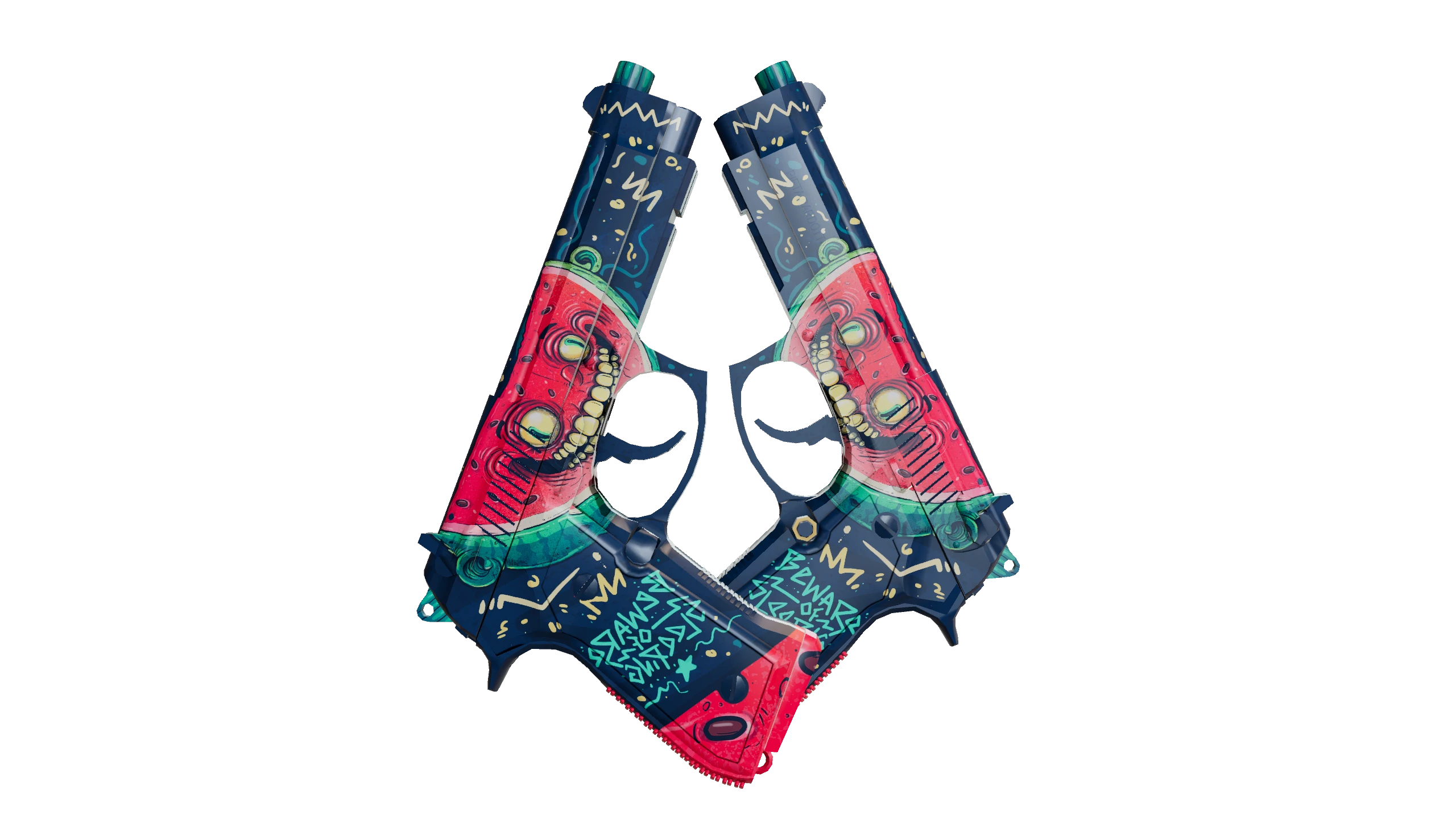 Dual Berettas | Melondrama Factory New front screenshot
