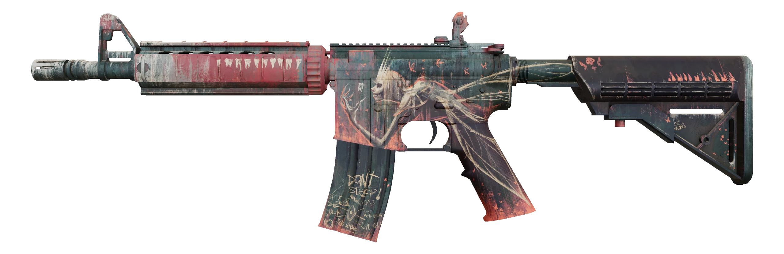 M4A4 | Tooth Fairy Factory New front screenshot
