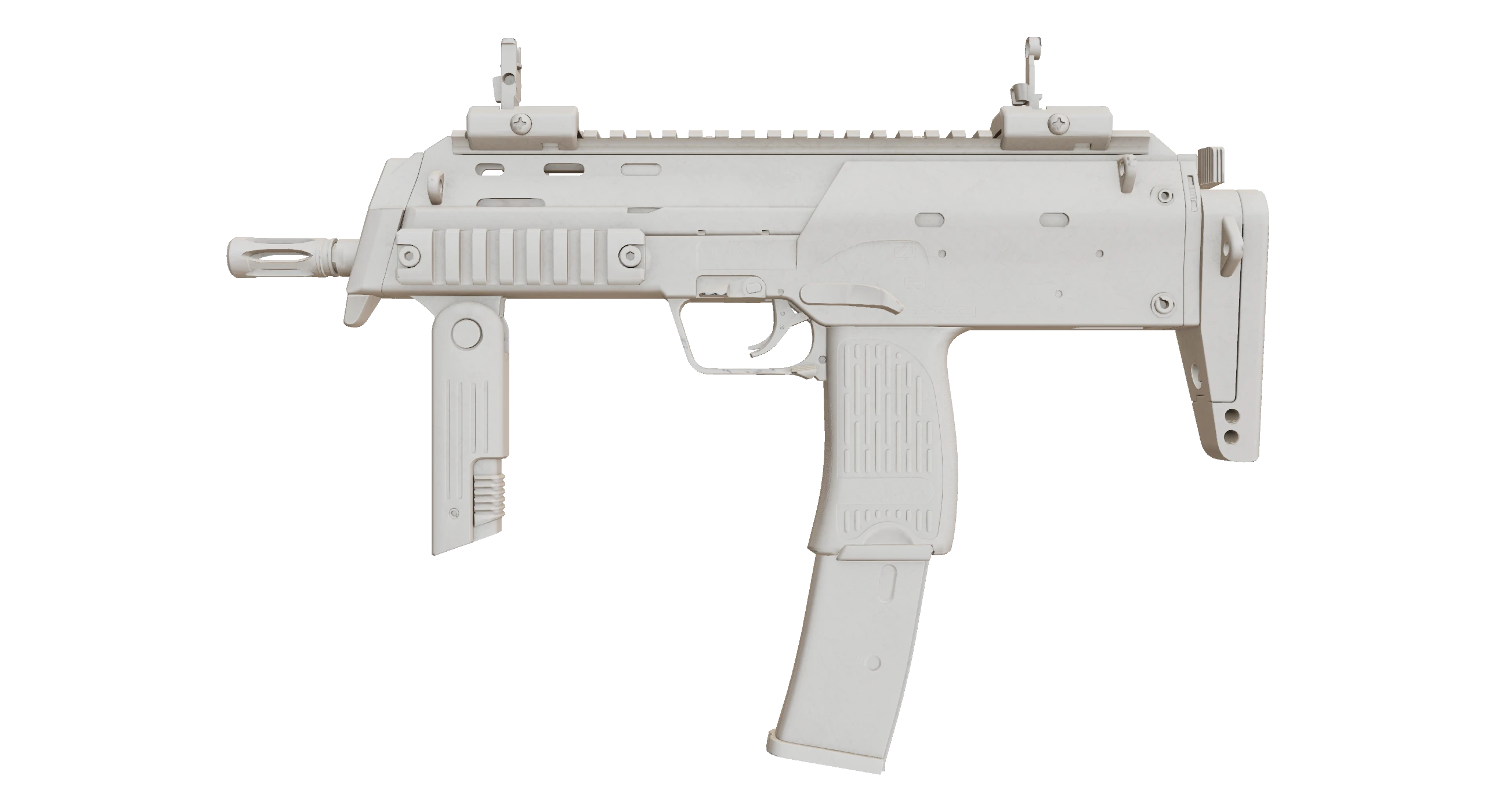 MP7 | Whiteout Factory New front screenshot