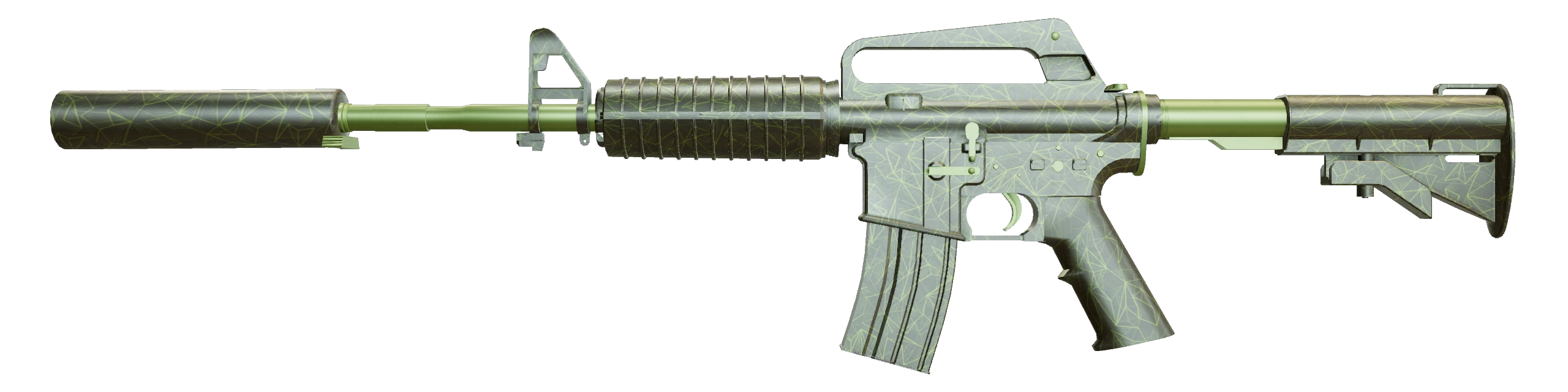 M4A1-S | Moss Quartz Factory New front screenshot