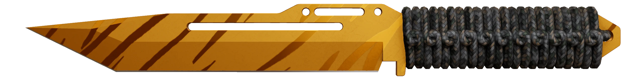 Paracord Knife | Tiger Tooth Factory New front screenshot