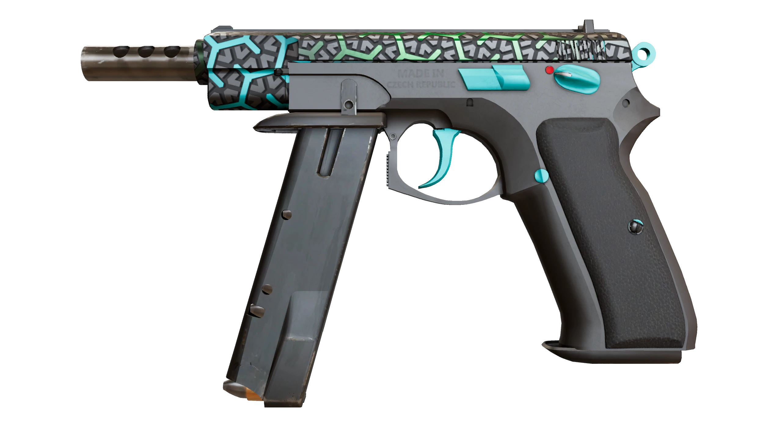 CZ75-Auto | Polymer Factory New front screenshot