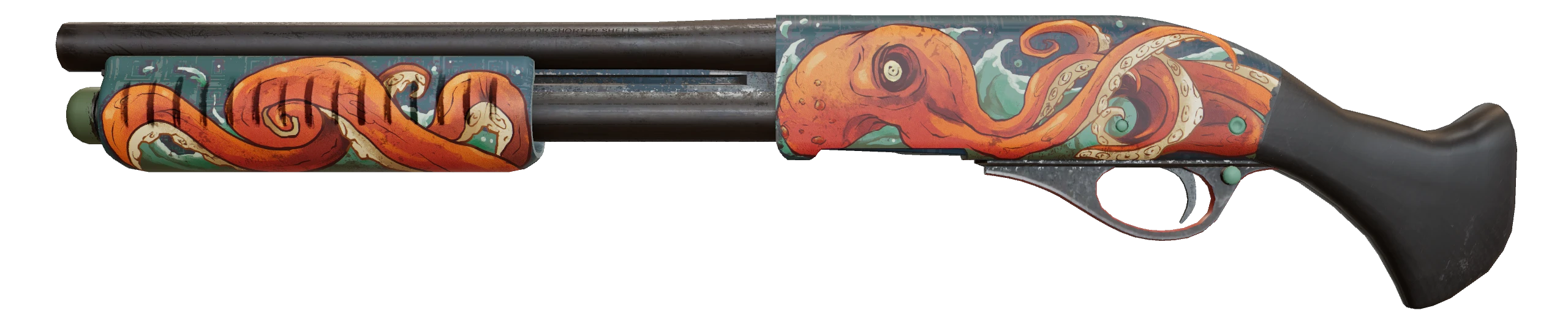 Sawed-Off | The Kraken Factory New front screenshot