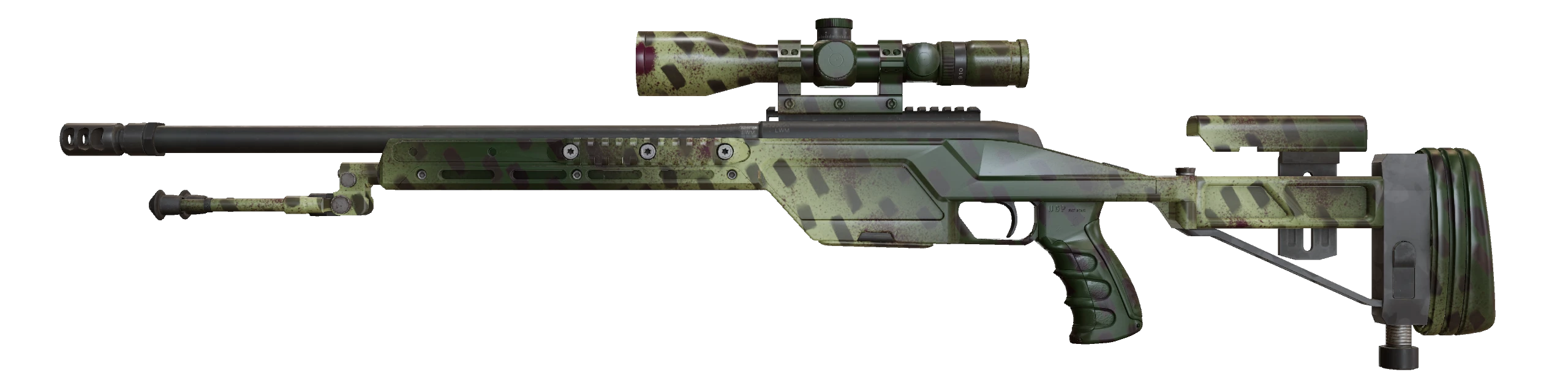 SSG 08 | Lichen Dashed Factory New front screenshot