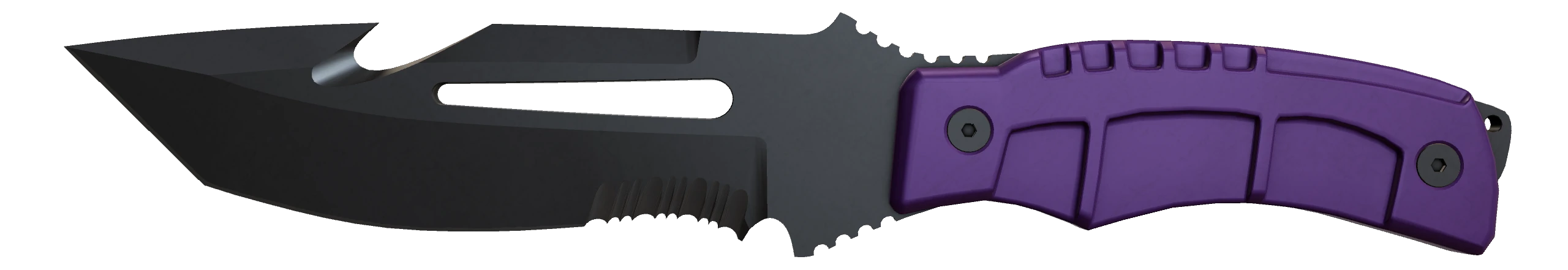 Survival Knife | Ultraviolet Factory New front screenshot