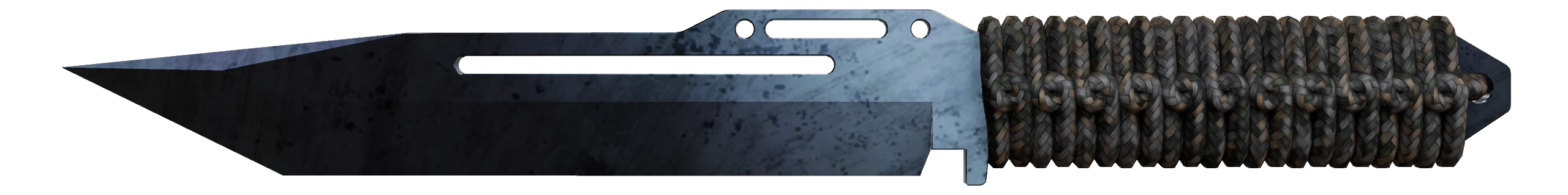 Paracord Knife | Blue Steel Factory New front screenshot