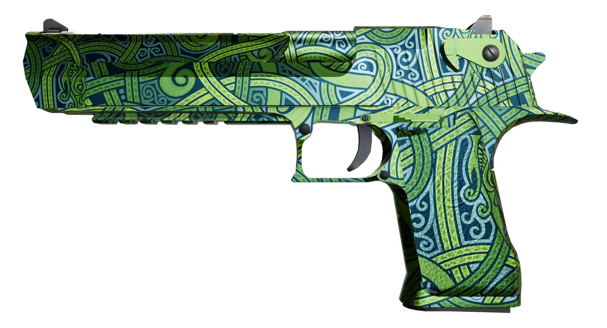 Desert Eagle | Emerald Jörmungandr Factory New front screenshot