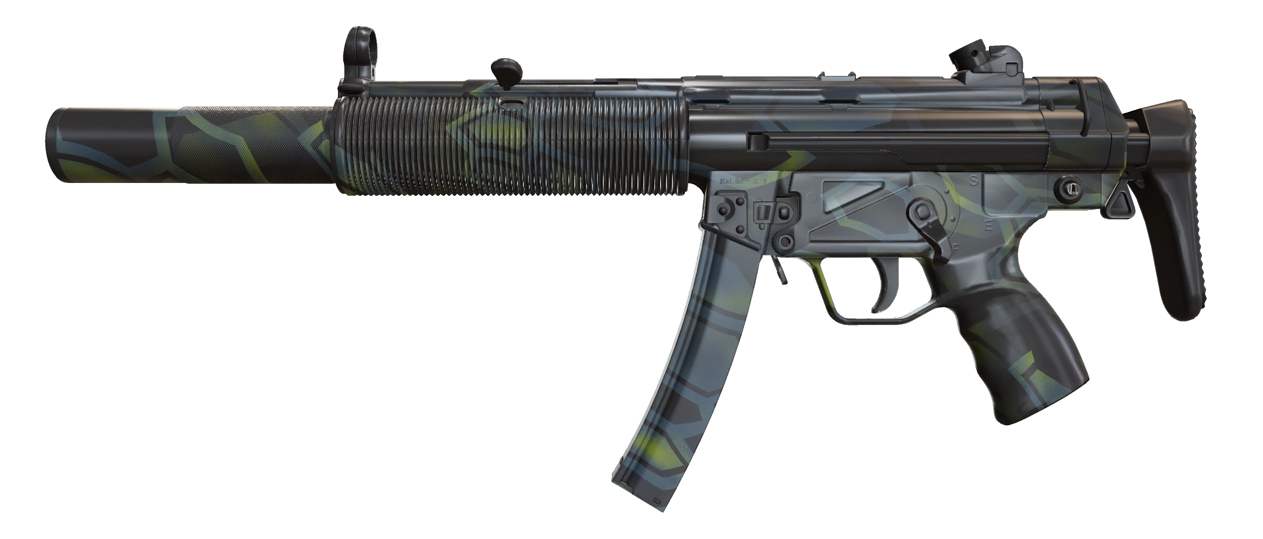 MP5-SD | Lime Hex Factory New front screenshot