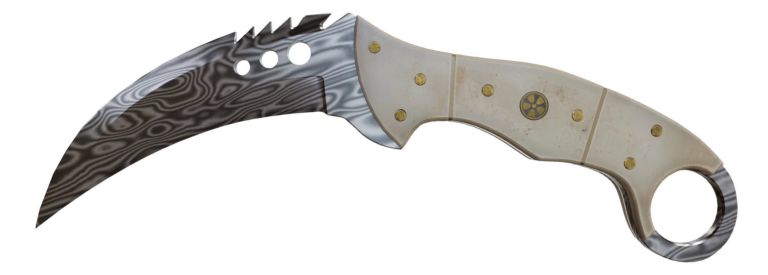 Talon Knife | Damascus Steel Factory New front screenshot