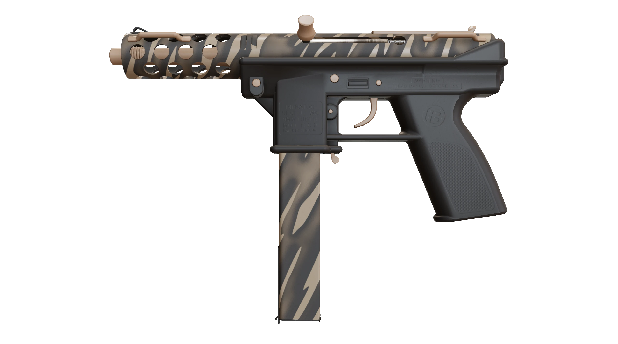 Tec-9 | Tiger Stencil Factory New front screenshot