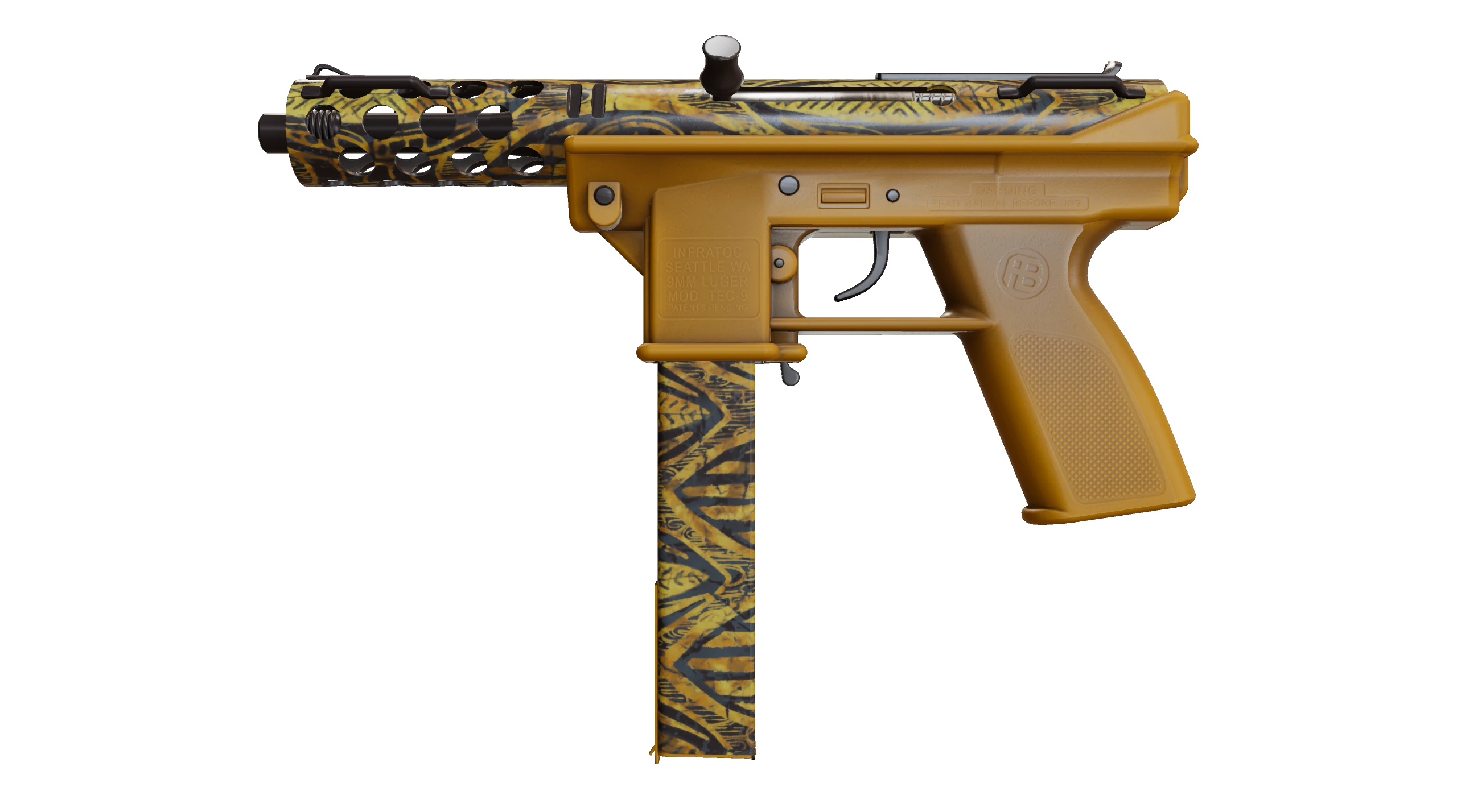 Tec-9 | Banana Leaf Factory New front screenshot