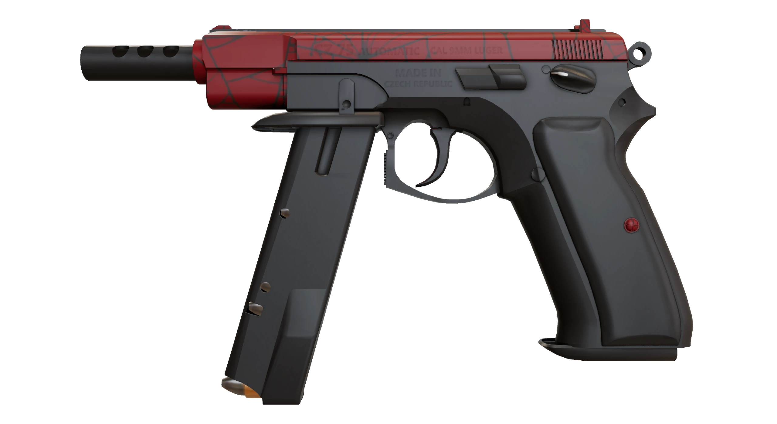 CZ75-Auto | Crimson Web Factory New front screenshot