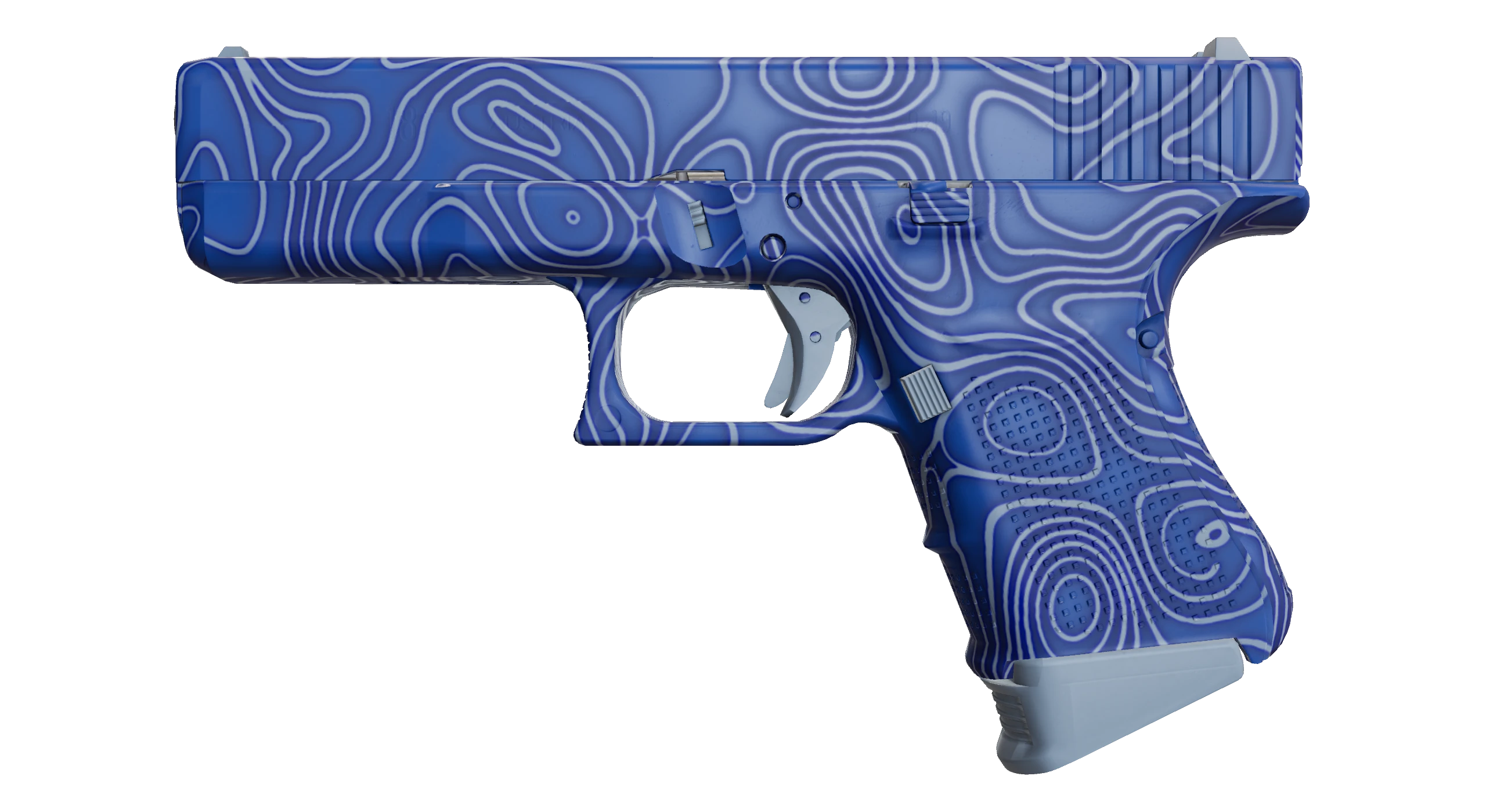 Glock-18 | Ocean Topo Factory New front screenshot