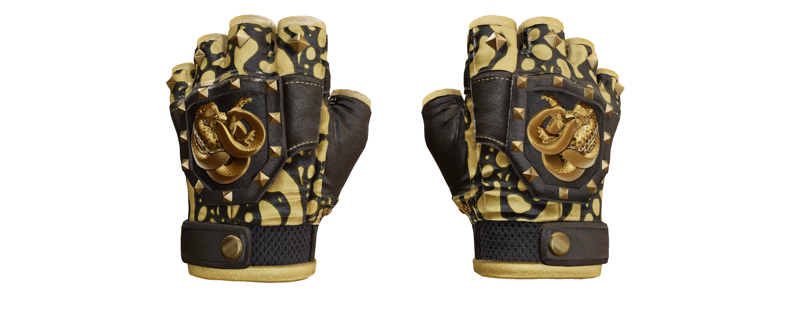 Broken Fang Gloves | Yellow-banded Factory New front screenshot