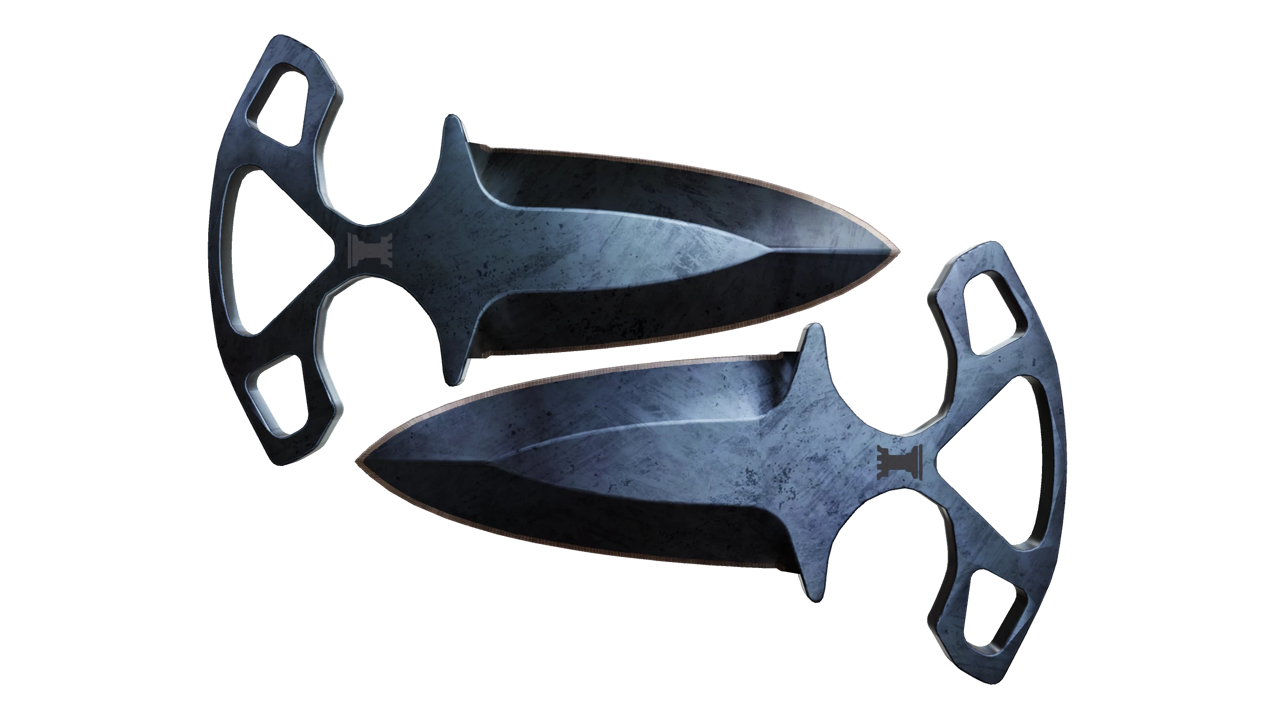 Shadow Daggers | Blue Steel Factory New front screenshot
