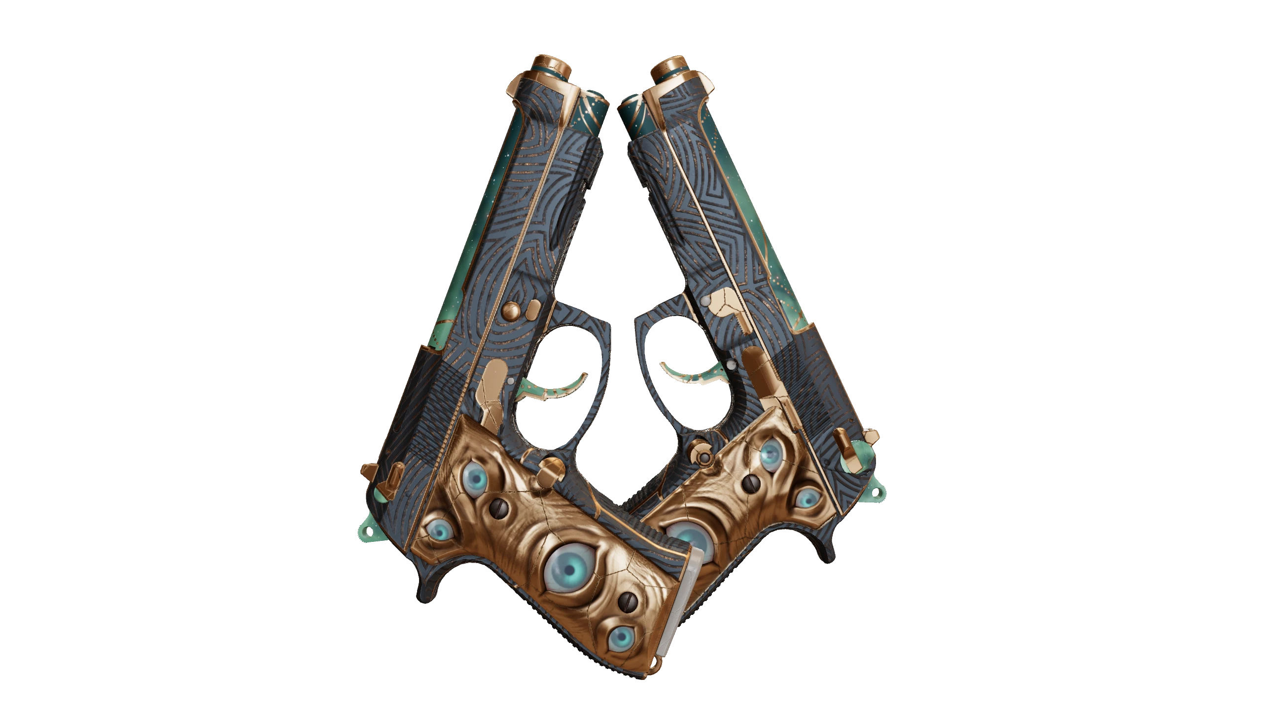 Dual Berettas | Angel Eyes Factory New front screenshot