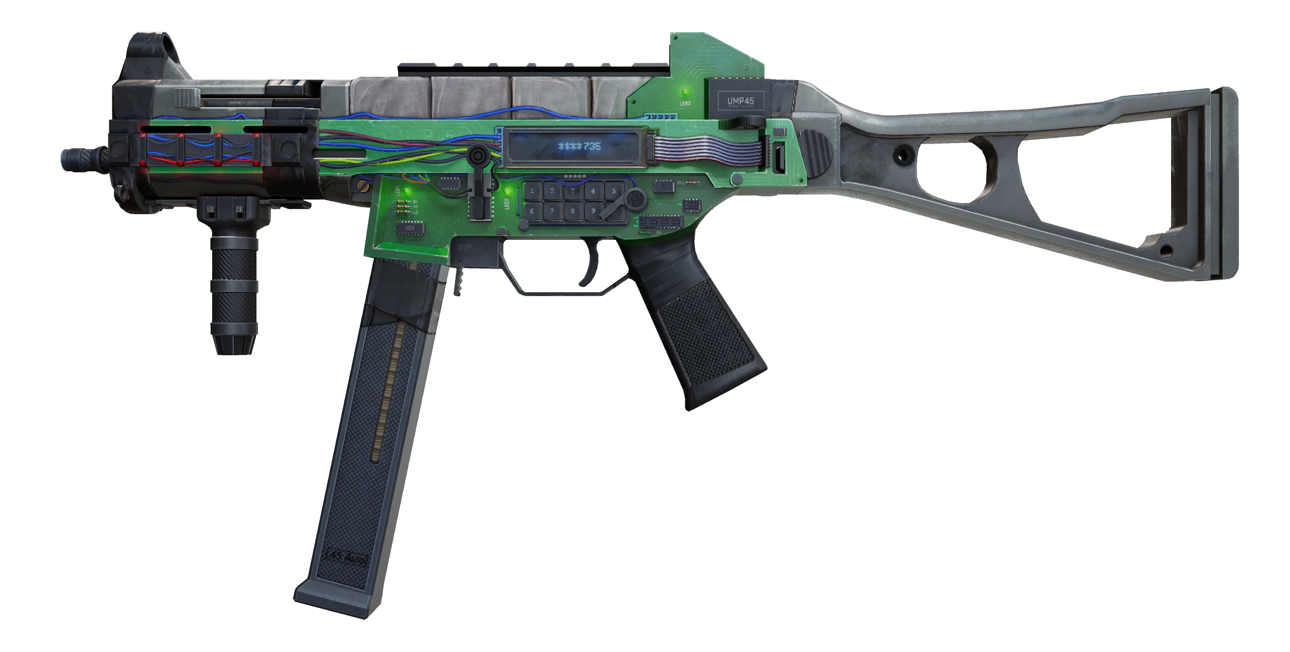 UMP-45 | Plastique Factory New front screenshot