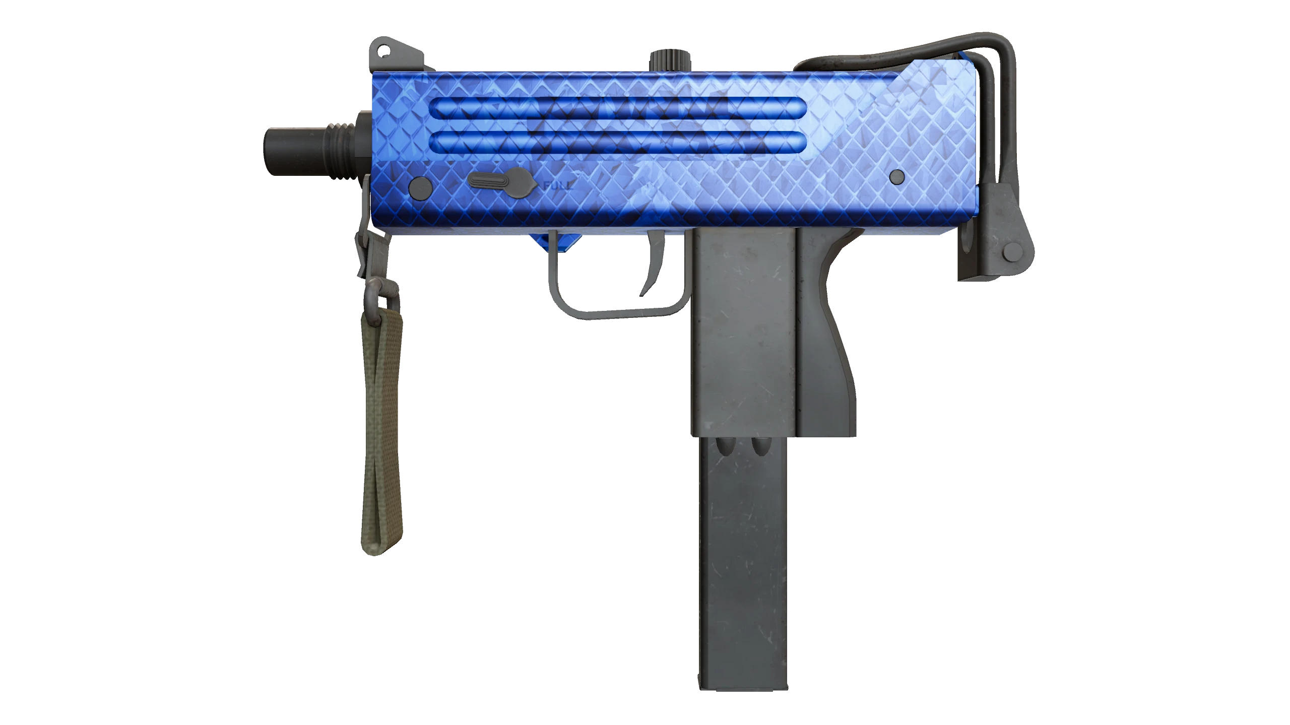 MAC-10 | Lapis Gator Factory New front screenshot