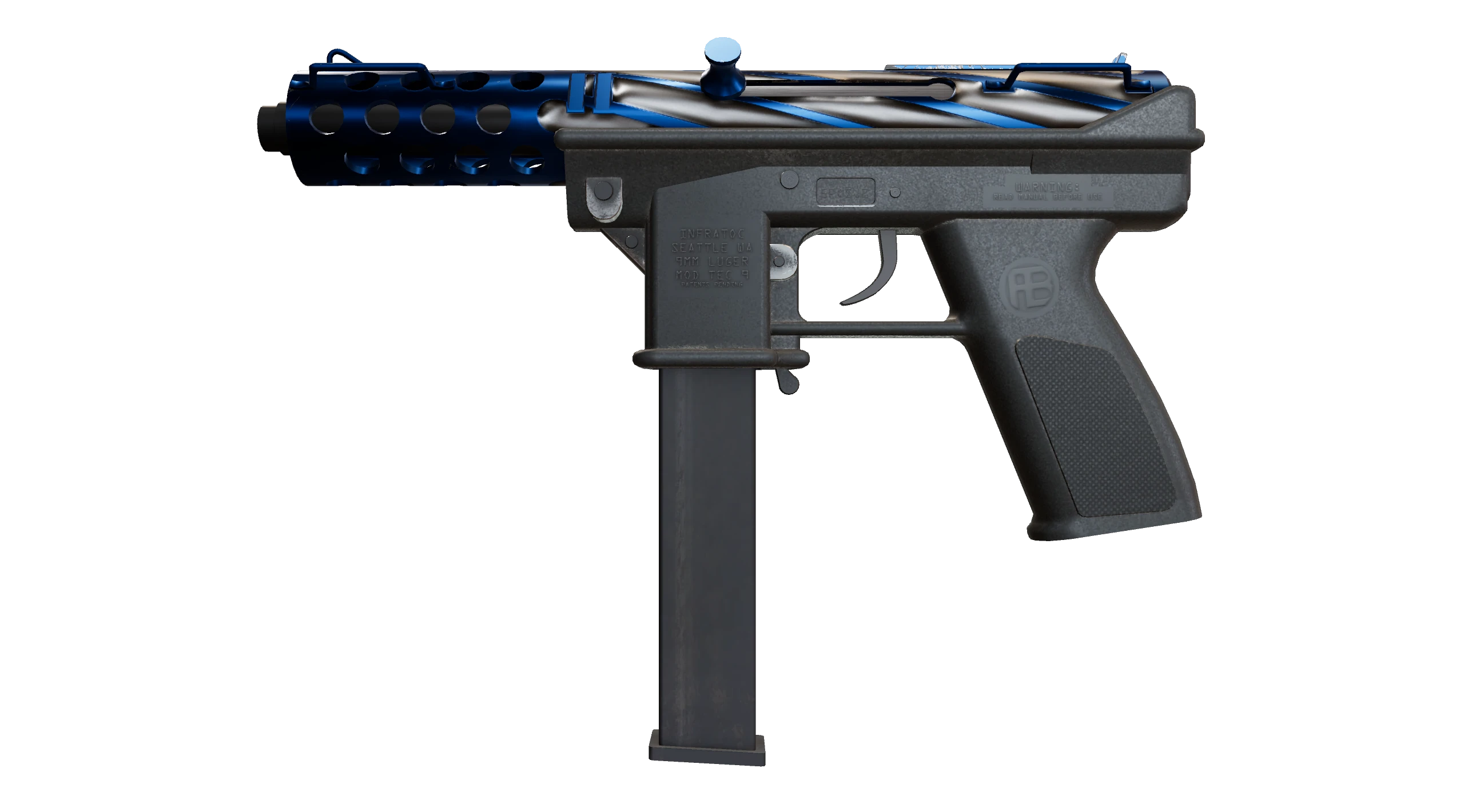 Tec-9 | Titanium Bit Factory New front screenshot