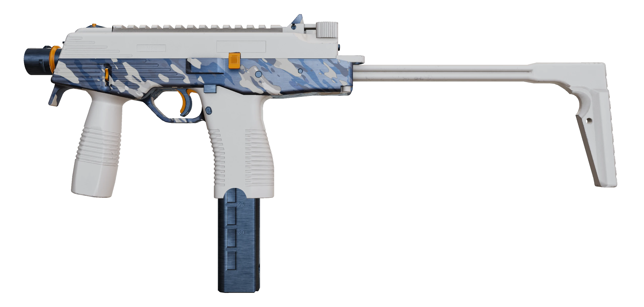 MP9 | Arctic Tri-Tone Factory New front screenshot