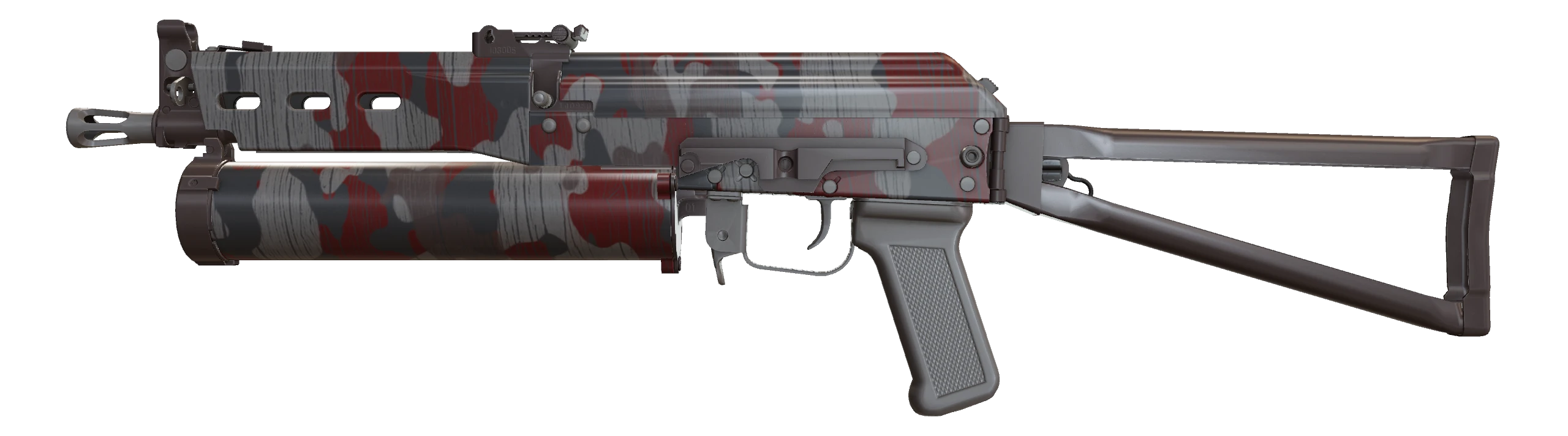 PP-Bizon | Wood Block Camo Factory New front screenshot