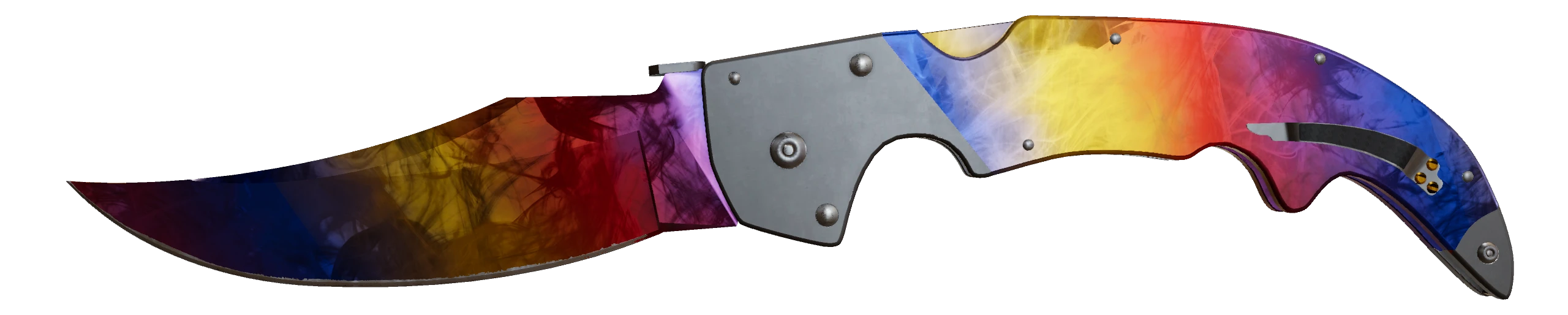 Falchion Knife | Marble Fade Factory New front screenshot