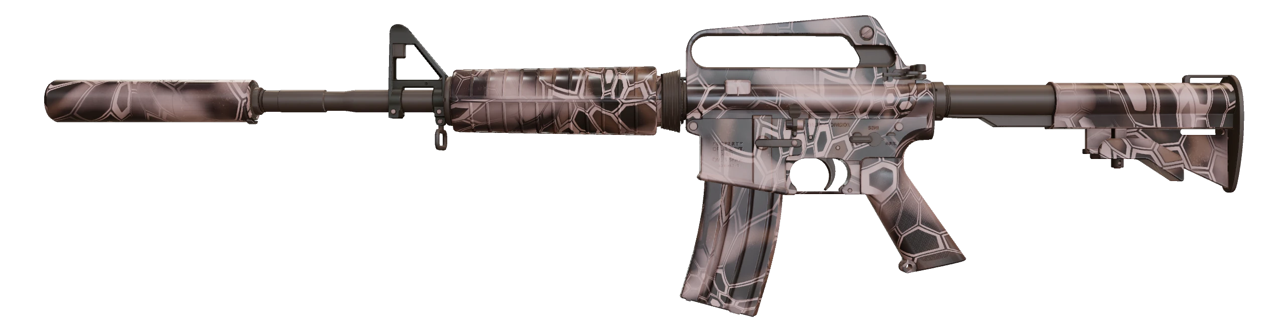 M4A1-S | Rose Hex Factory New front screenshot