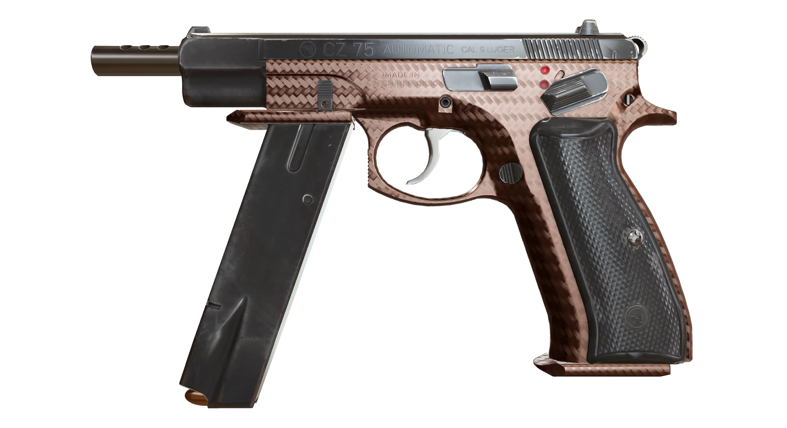 CZ75-Auto | Copper Fiber Factory New front screenshot