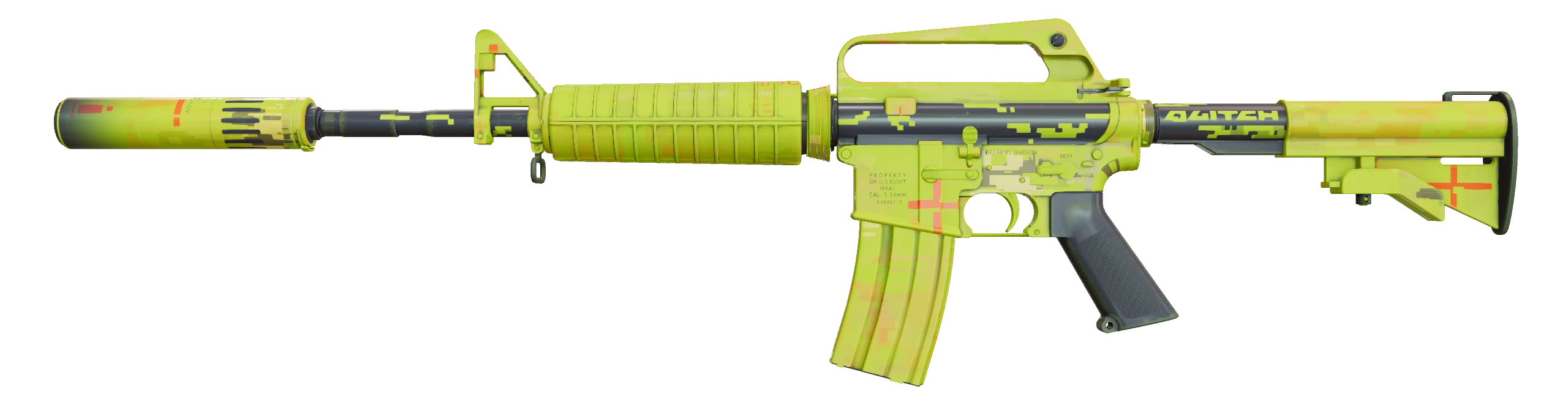 M4A1-S | Fatal Glitch Factory New front screenshot