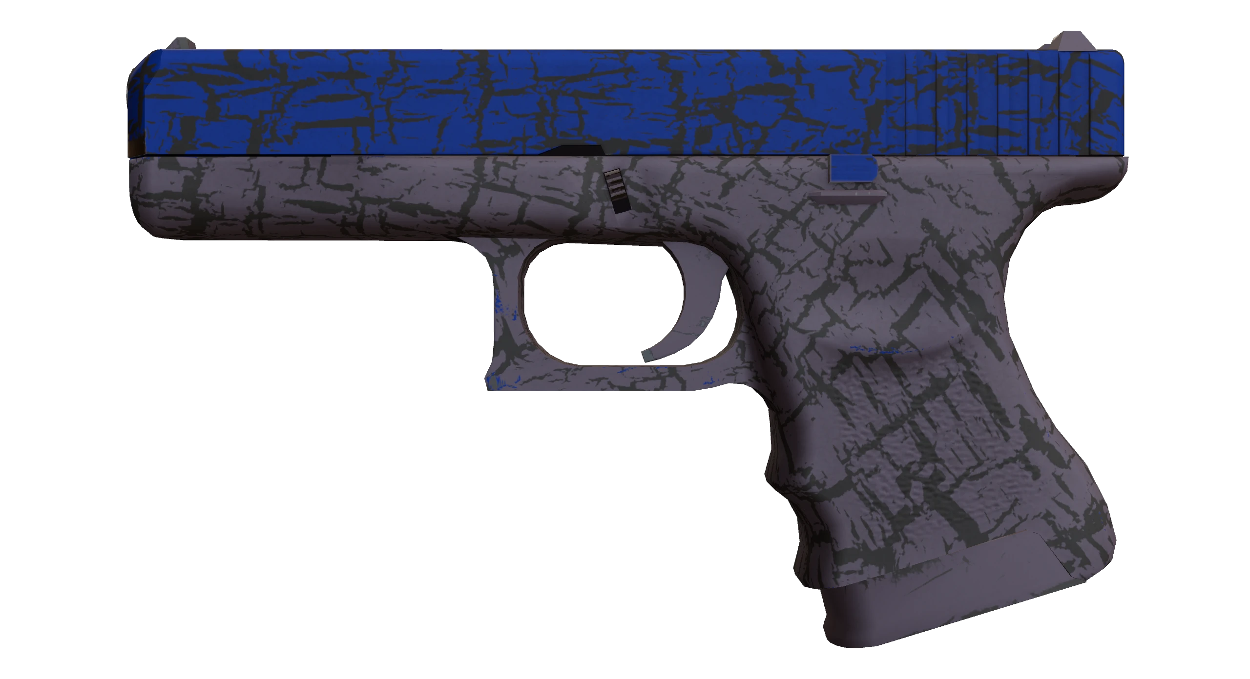 Glock-18 | Blue Fissure Factory New front screenshot