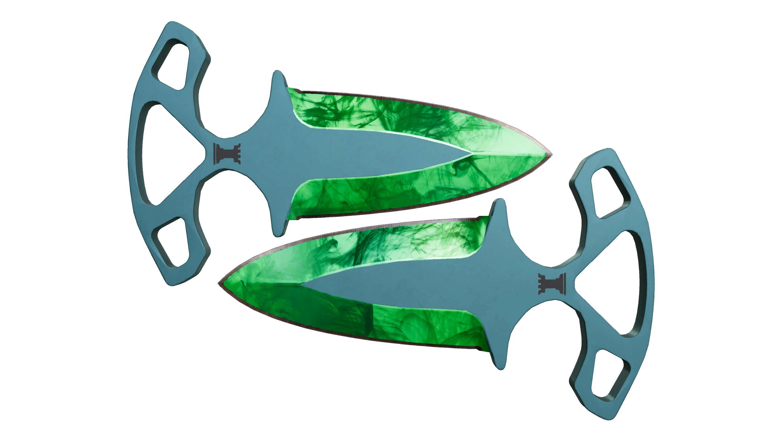 Shadow Daggers | Gamma Doppler Emerald Factory New front screenshot