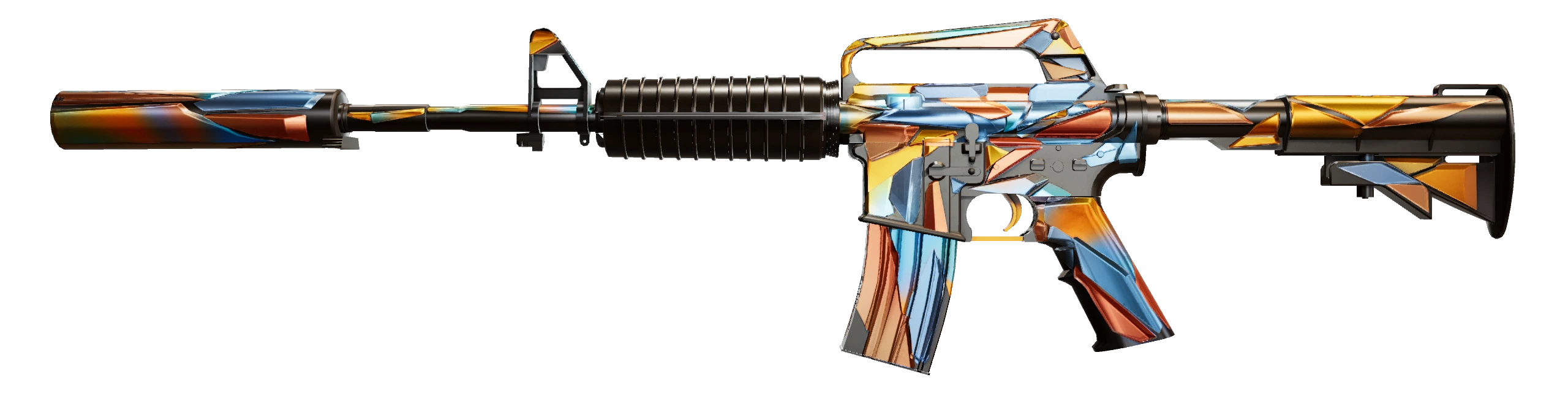 M4A1-S | Leaded Glass Factory New front screenshot
