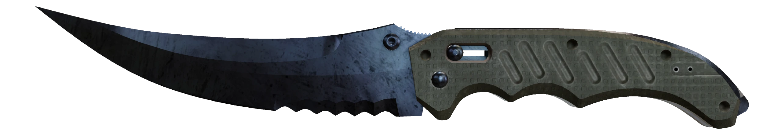 Flip Knife | Blue Steel Factory New front screenshot